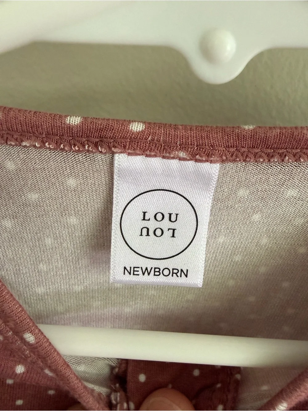 Lou Lou & Co Newborn knotted Gown